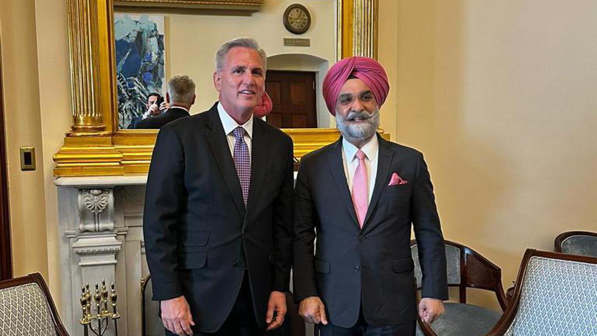 Indian ambassador Sandhu meets Speaker McCarthy, holds discussions on strengthening bilateral ties