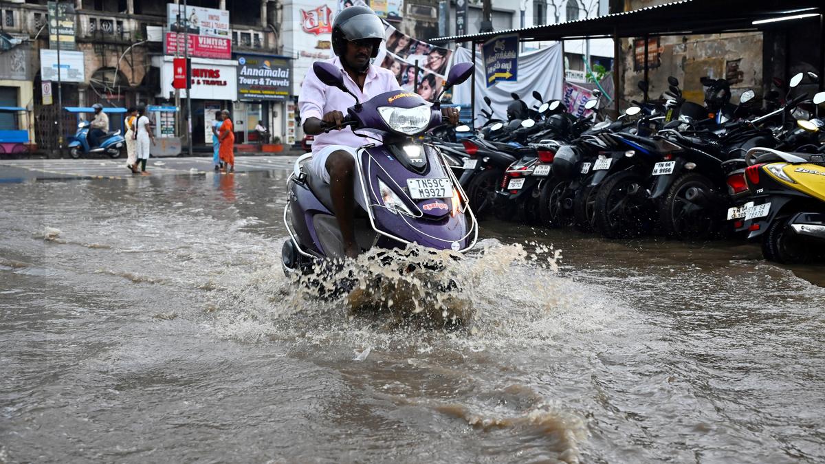 Heavy downpour in Madurai