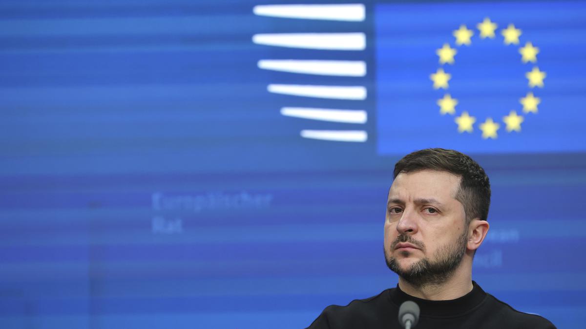 Ukraine President Zelenskyy makes emotional appeal for EU membership