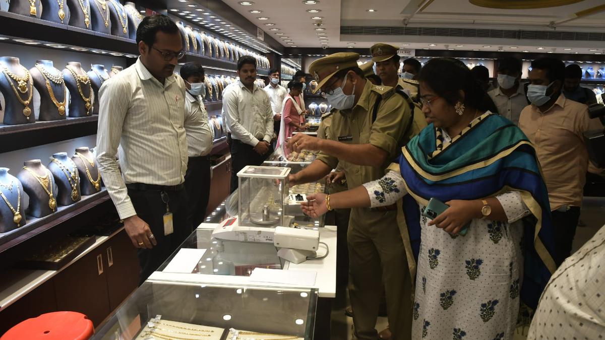 Officials conduct raids on gold shops, showrooms in Andhra Pradesh to check irregularities in bullion trading