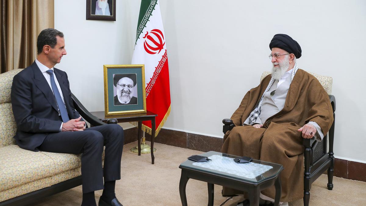 Syrian President Bashar Assad visits Iran to express condolences over death of Raisi