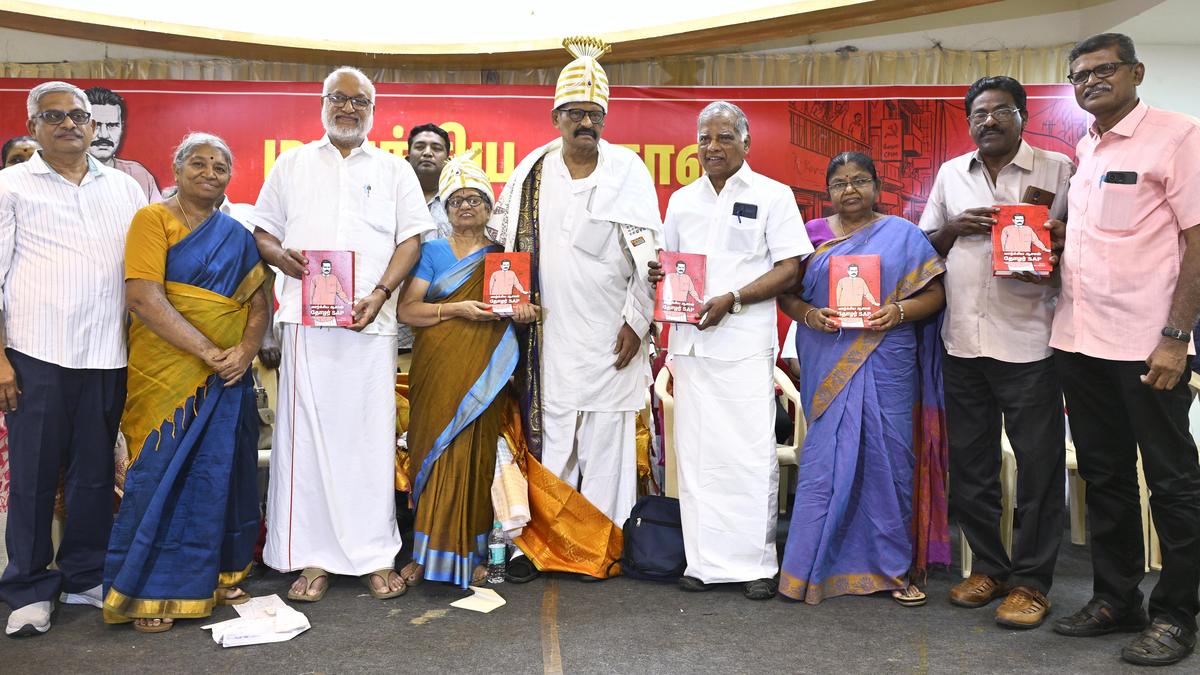 CPI(M) general secretary launches book on senior Communist leader S.A. Perumal