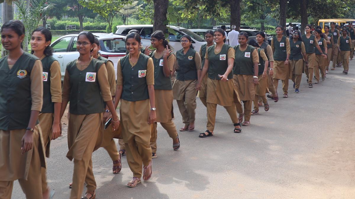 Students take out rally to create awareness on nurturing soil health