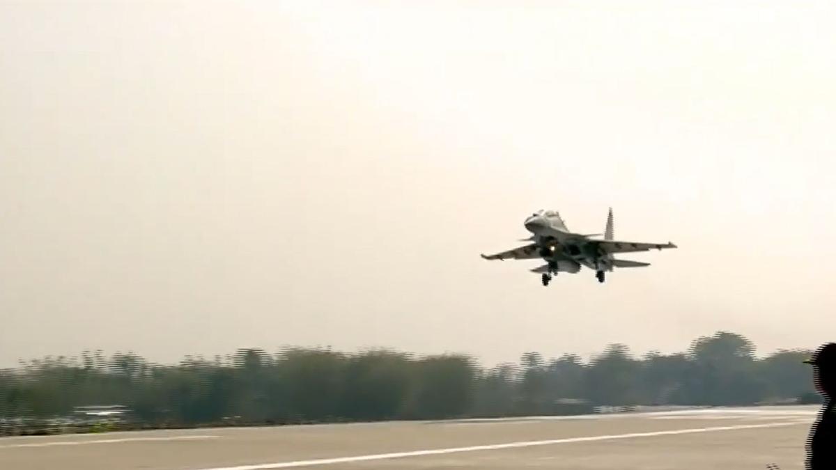 PM Modi witnesses special IAF aerial show at emergency landing facility in Assam