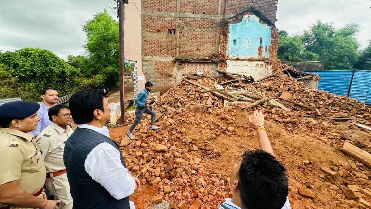 Madhya Pradesh’s Sagar collector, SP and SDM transferred as wall collapse kills nine kids