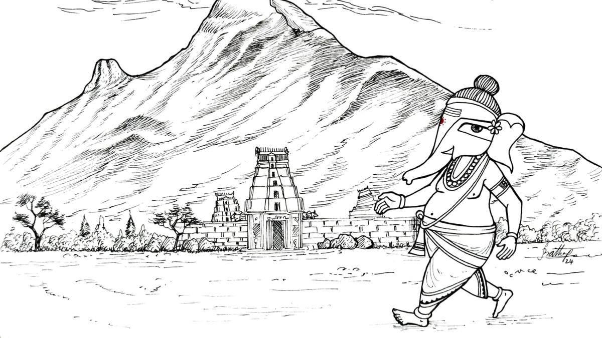 Hyderabad| The story of Ganesha in line drawings