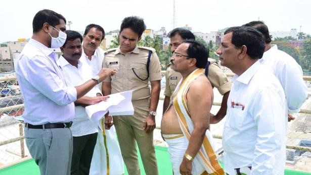 All set for &lsquo;Maha Kumbhabhishekam&rsquo; at Kanipakam temple on August 21