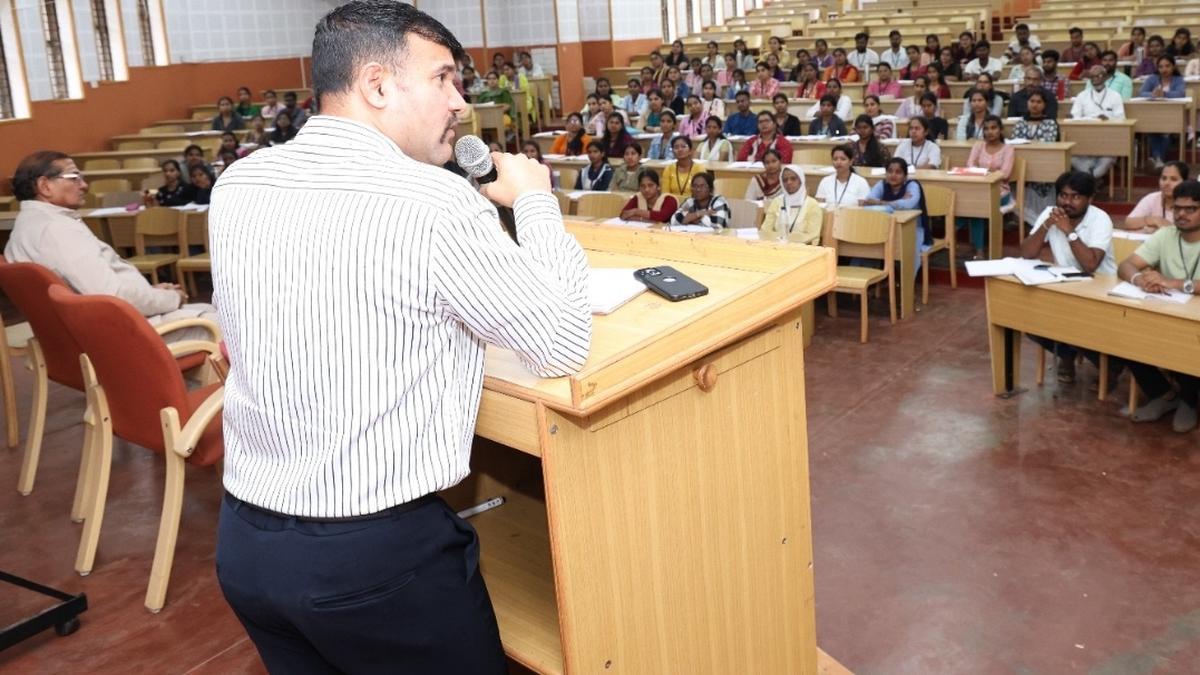 ‘Dream big, aim high’: DIG’s message to competitive exam aspirants at KSOU event