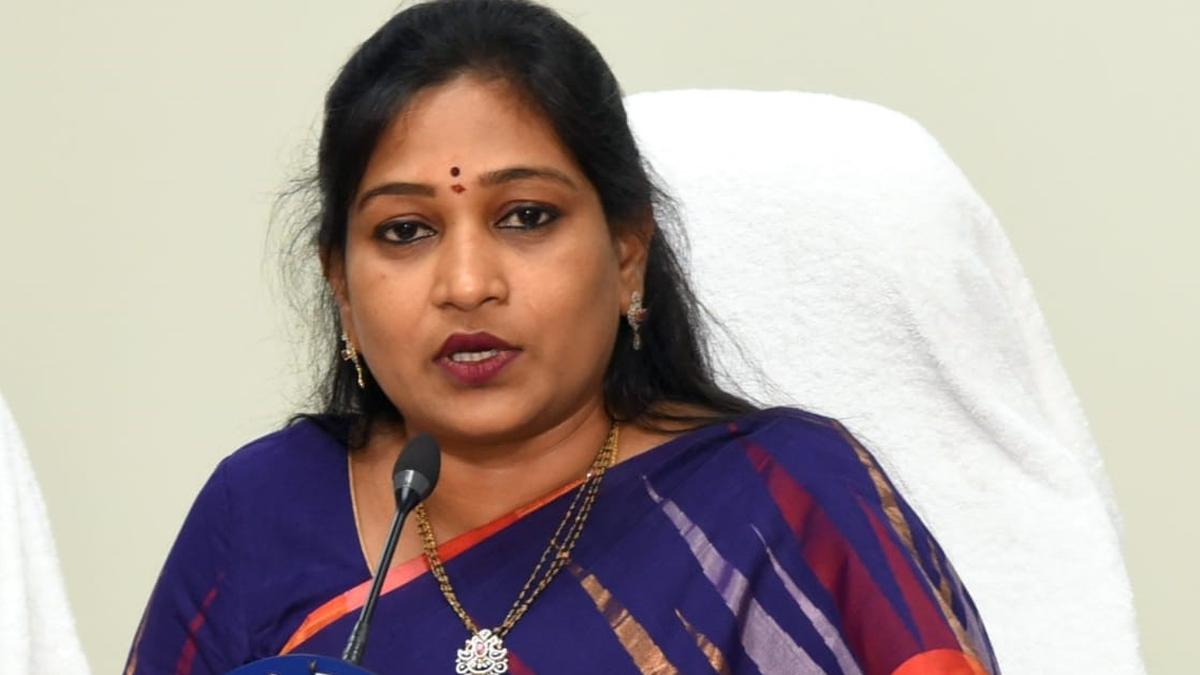 Andhra Pradesh Home Minister Vangalapudi Anitha releases results of 6,100 constable posts in Police Department