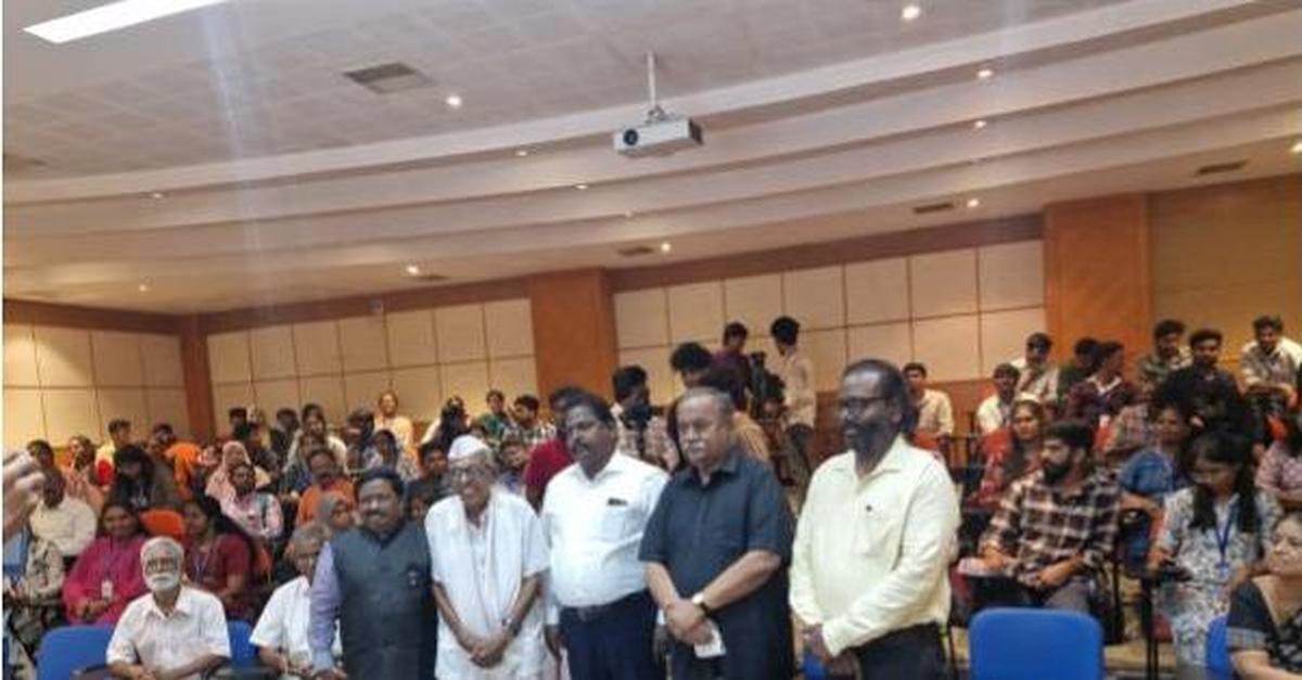 The American College, Madurai, celebrates freedom fighter, former Madurai Collector, and alumnus K. Lakshmikanthan Bharathi.