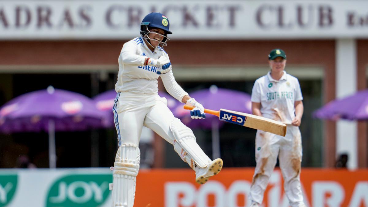 Women’s Test Cricket | Shafali scores double ton; Indian batters smash 525 runs in a day to script history at Chepauk