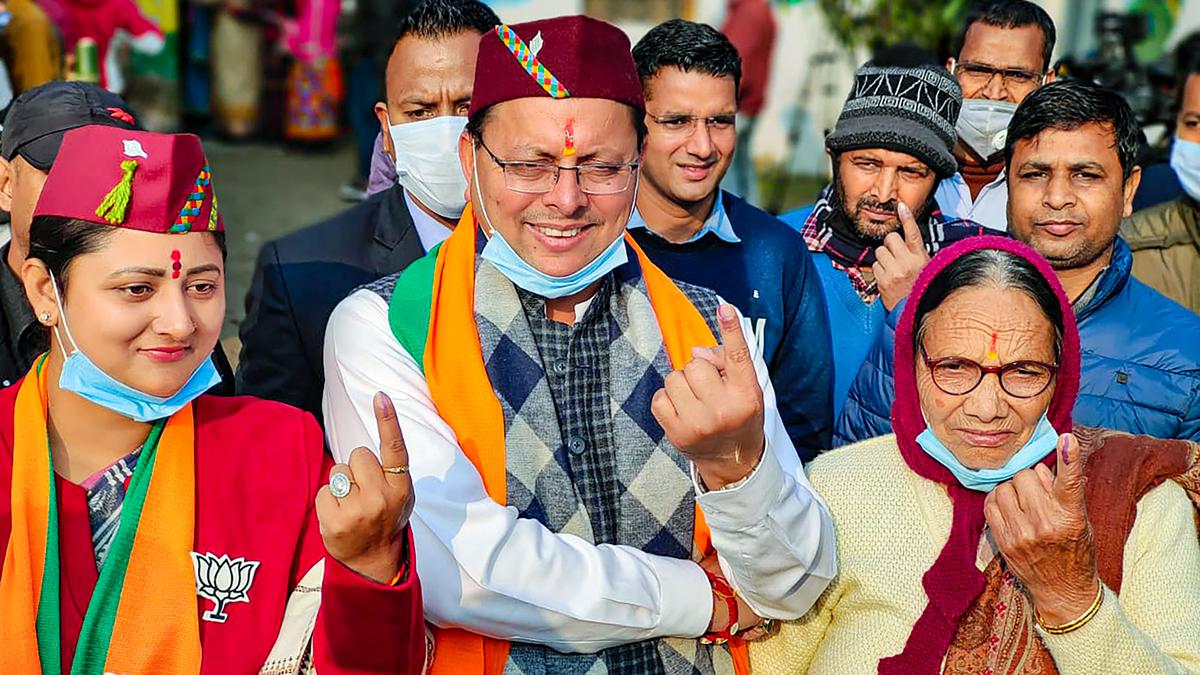 Uttarakhand assembly election | Dhami thanks people for BJP's 'big' win in U'khand, promises to implement Uniform Civil Code