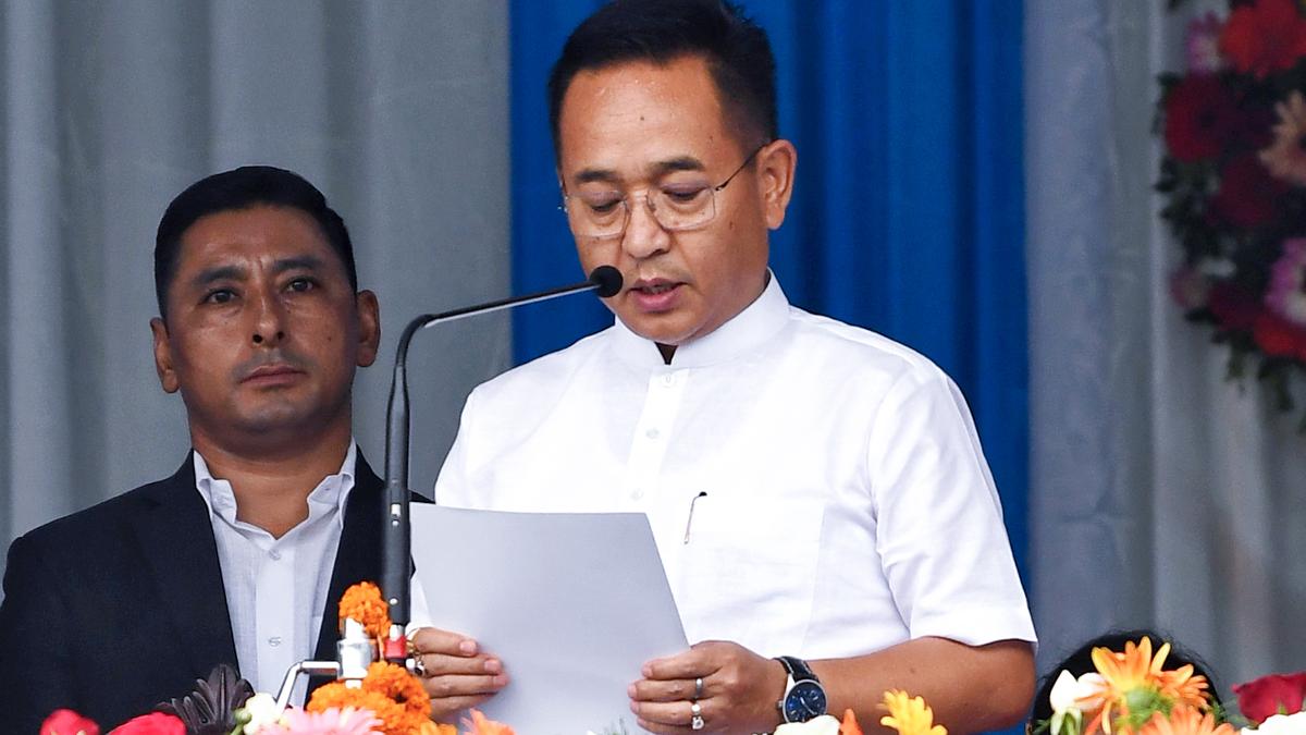 Sikkim CM Tamang allocates portfolios to Ministers