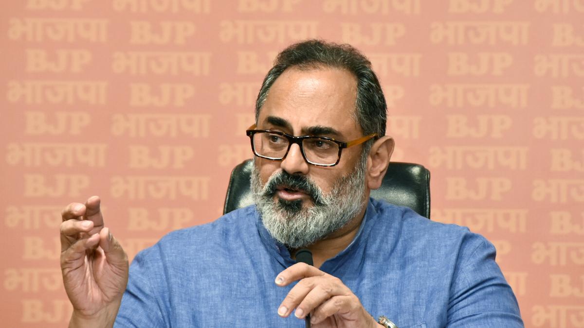 Union Minister Chandrasekhar flays Congress’s UPA rule, terms it worst decade in Independent India