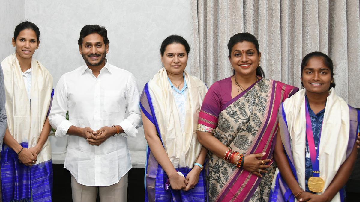Asian Games medallists from Andhra Pradesh call on Chief Minister Jagan