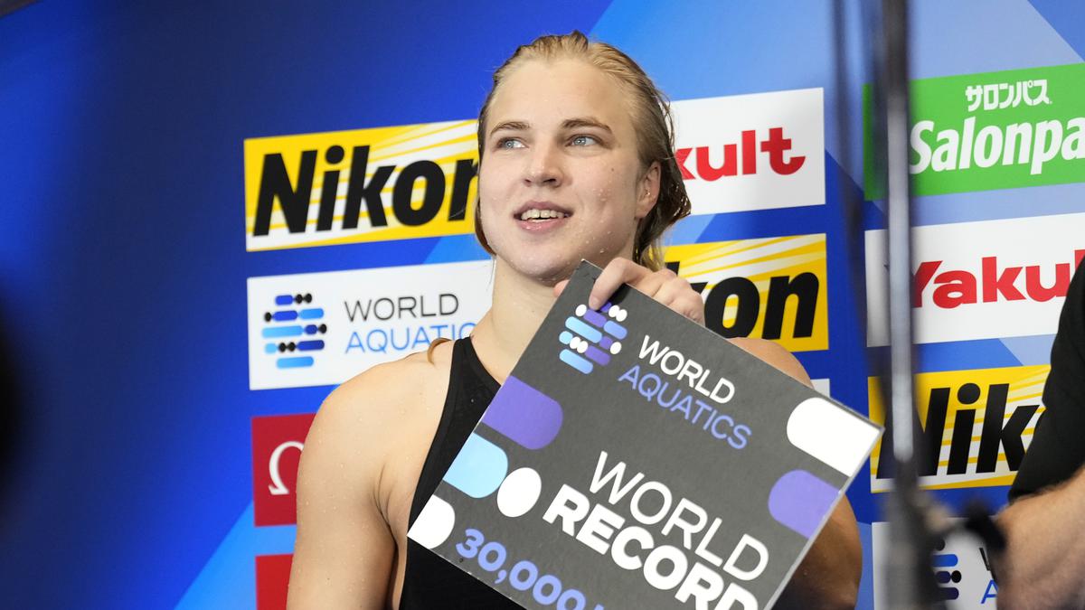 Swimming Worlds | Lithuania's Meilutyte shatters world record in women's 50m breaststroke