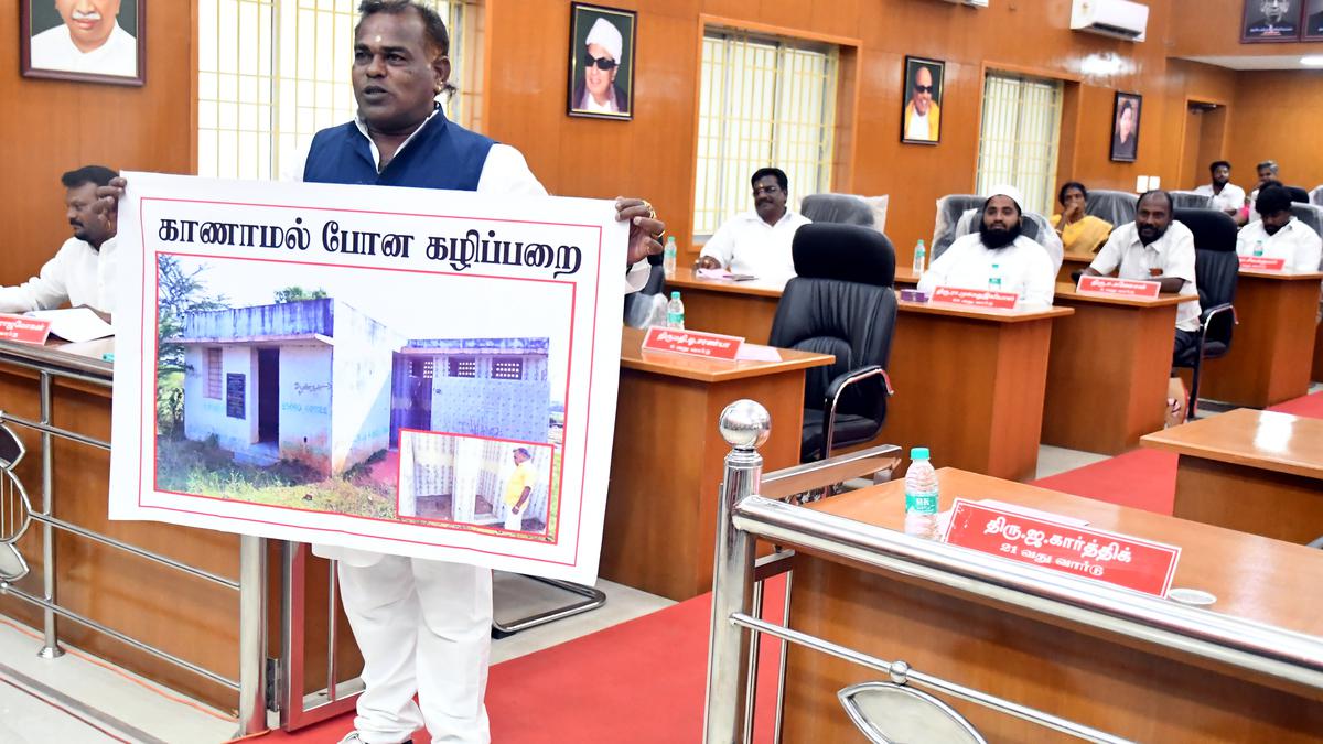CPI(M) demand to find the missing public toilet built during AIADMK regime