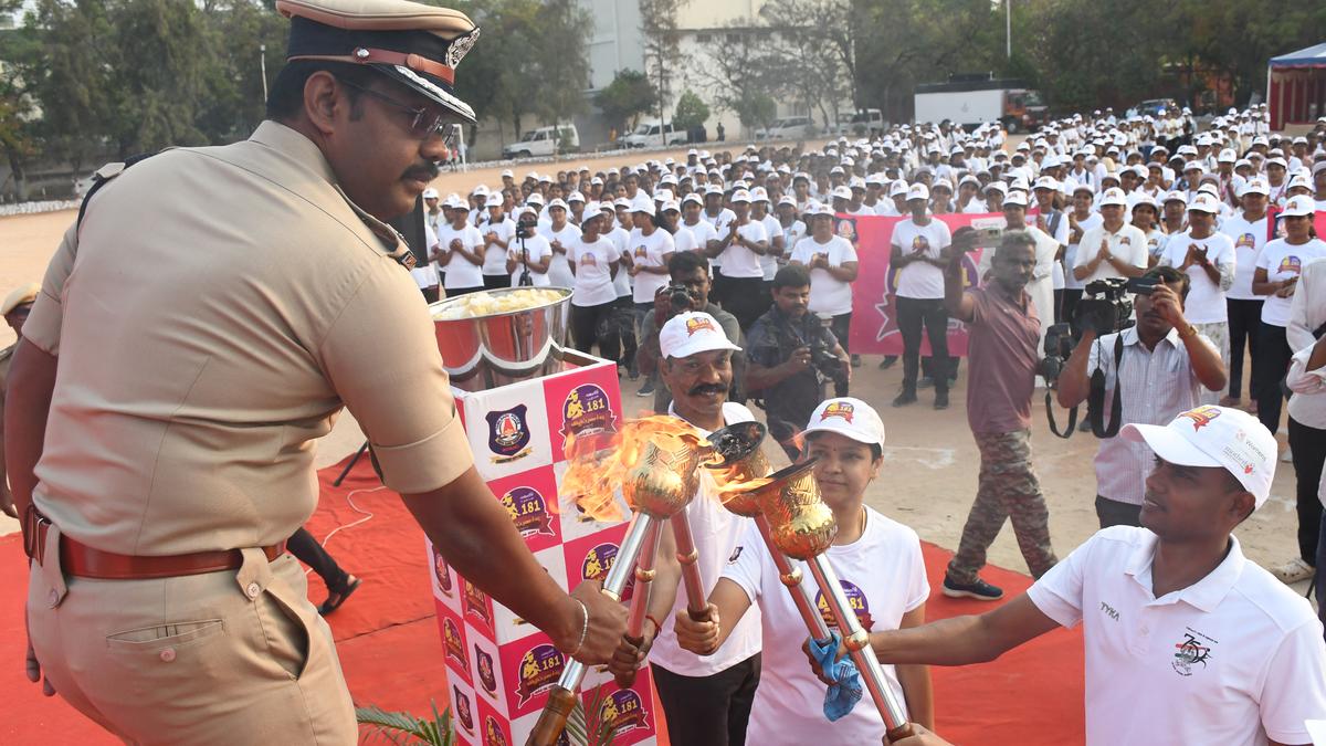 Walkathon, mini marathons mark International Women’s Day celebration by Police Department in Coimbatore