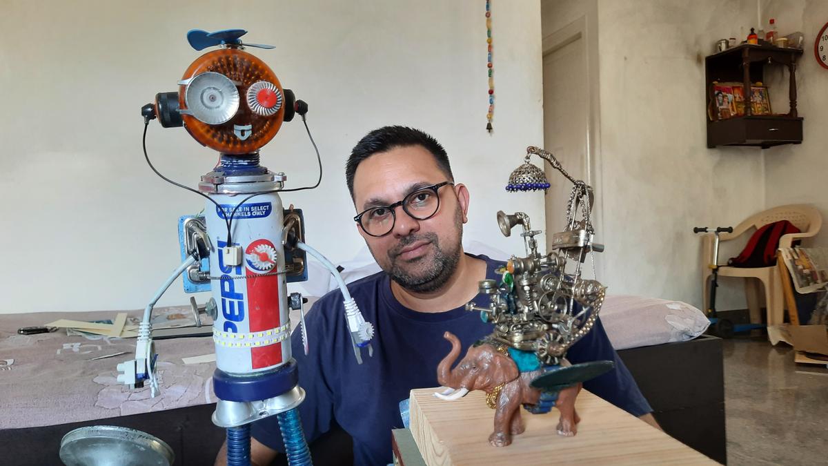 When trash becomes art in the hands of Dhiraj Sharma