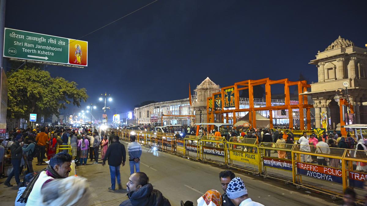 Thousands descend on Ayodhya on first anniversary of Ram temple ceremony