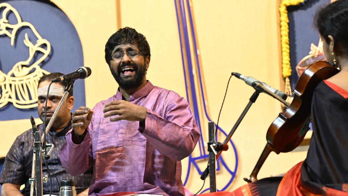 Abishek Raghuram’s vocal concert full of energy