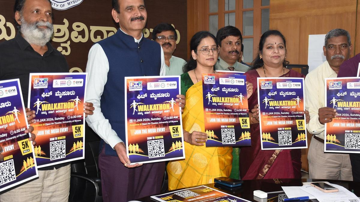 Fit Mysuru Walkathon to be held in Mysuru on January 11