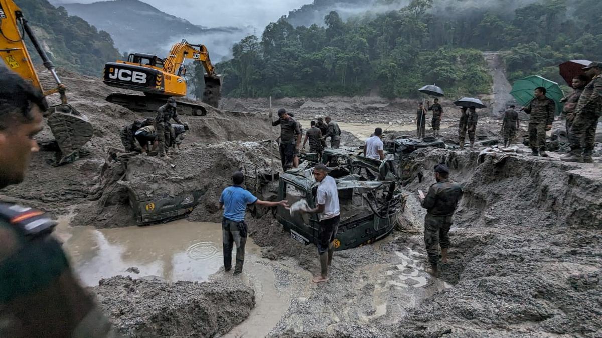 Sikkim flood | Centre approves relief worth ₹44.8 crore for flood-hit State