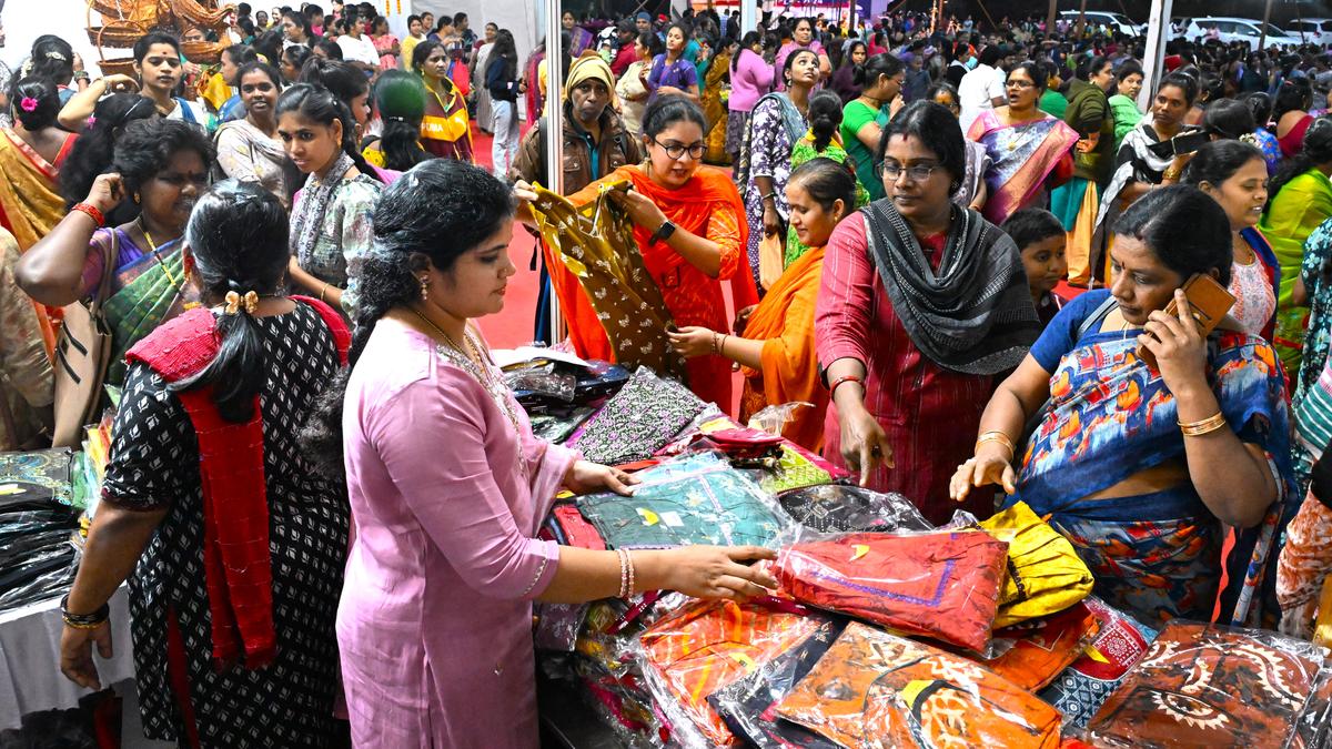 SHG Mela begins on a grand note in Visakhapatnam