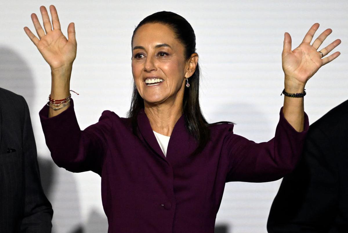 Mexico’s Leftist President Claudia Sheinbaum. 