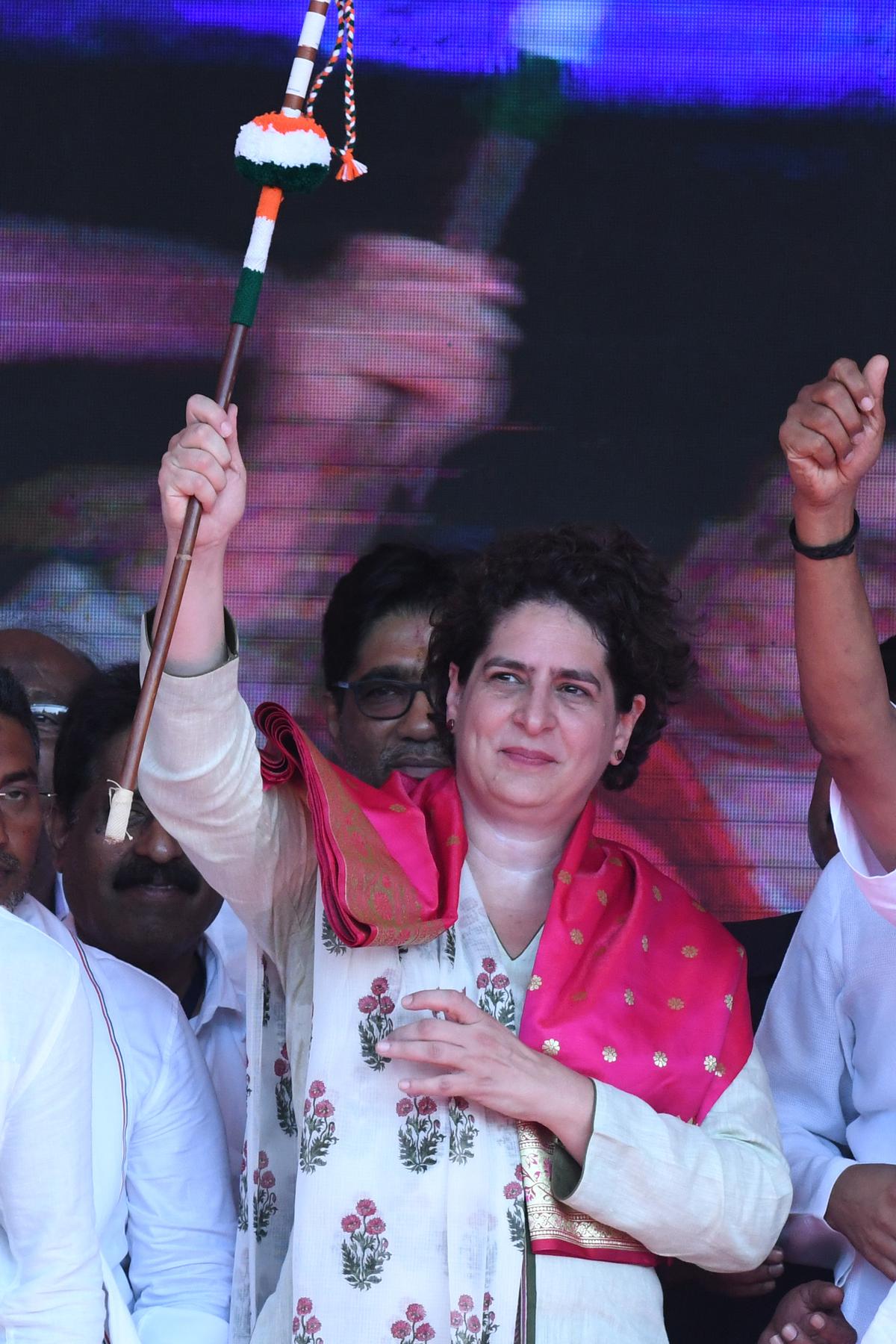Congress leader Priyanka Gandhi was addressing an election rally at Kolnadu in Mulki near Mangaluru on Sunday. 