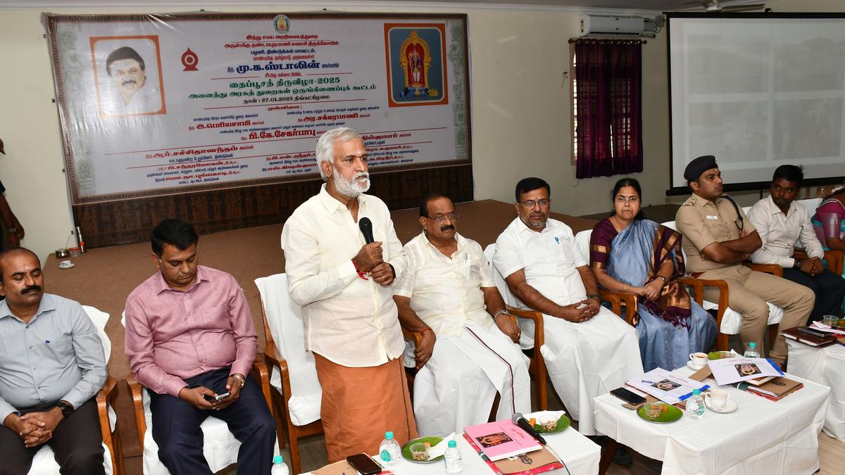 Adequate arrangements being made for Thai Poosam festival: Sekar Babu