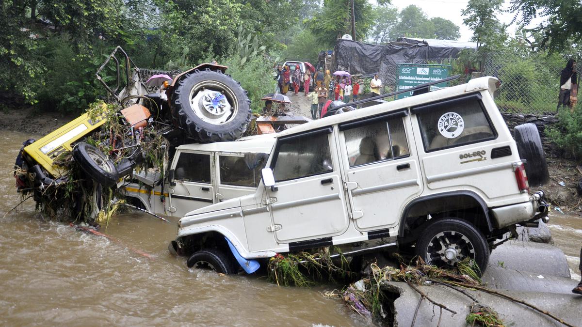 Two killed as heavy rain lashes Himachal; State incurs ₹78-lakh damage in 24 hours