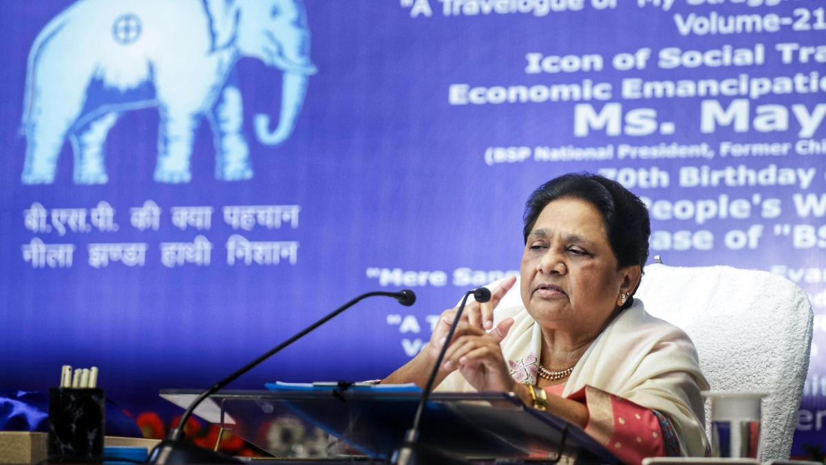 Practice of linking religion with politics fraught with dangers: Mayawati on Shankracharya row