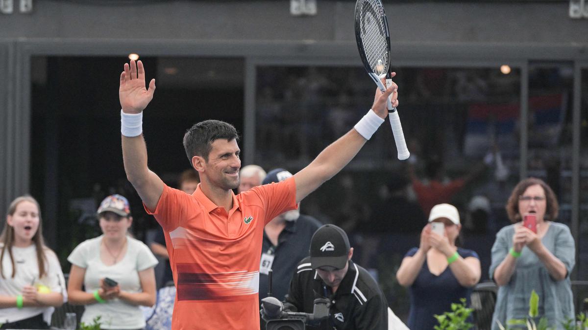 Djokovic sweeps Lestienne aside in first singles clash in Australia since deportation