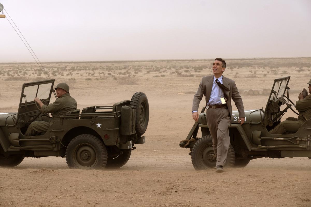 Cillian Murphy as J. Robert Oppenheimer in  a scene from ‘Oppenheimer’