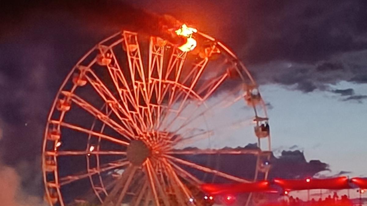 At least 23 injured after fire breaks out on a Ferris wheel in Germany