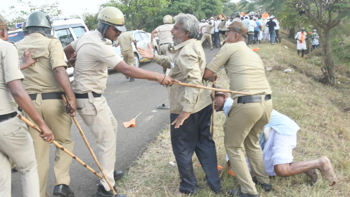 Police say they used force as Panchamasali protest turned violent in Belagavi