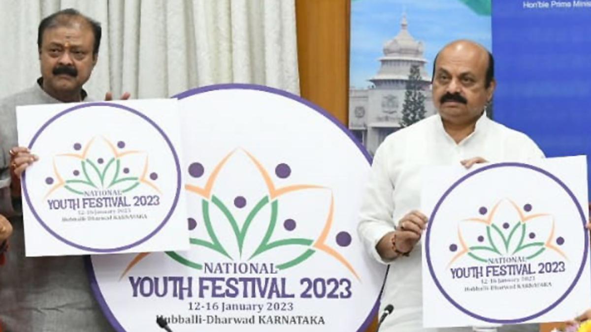 Logo and mascot of National Youth Festival in Hubballi released