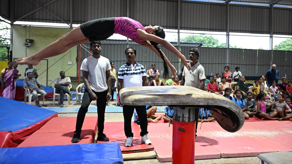 School, college students take part in sports contests