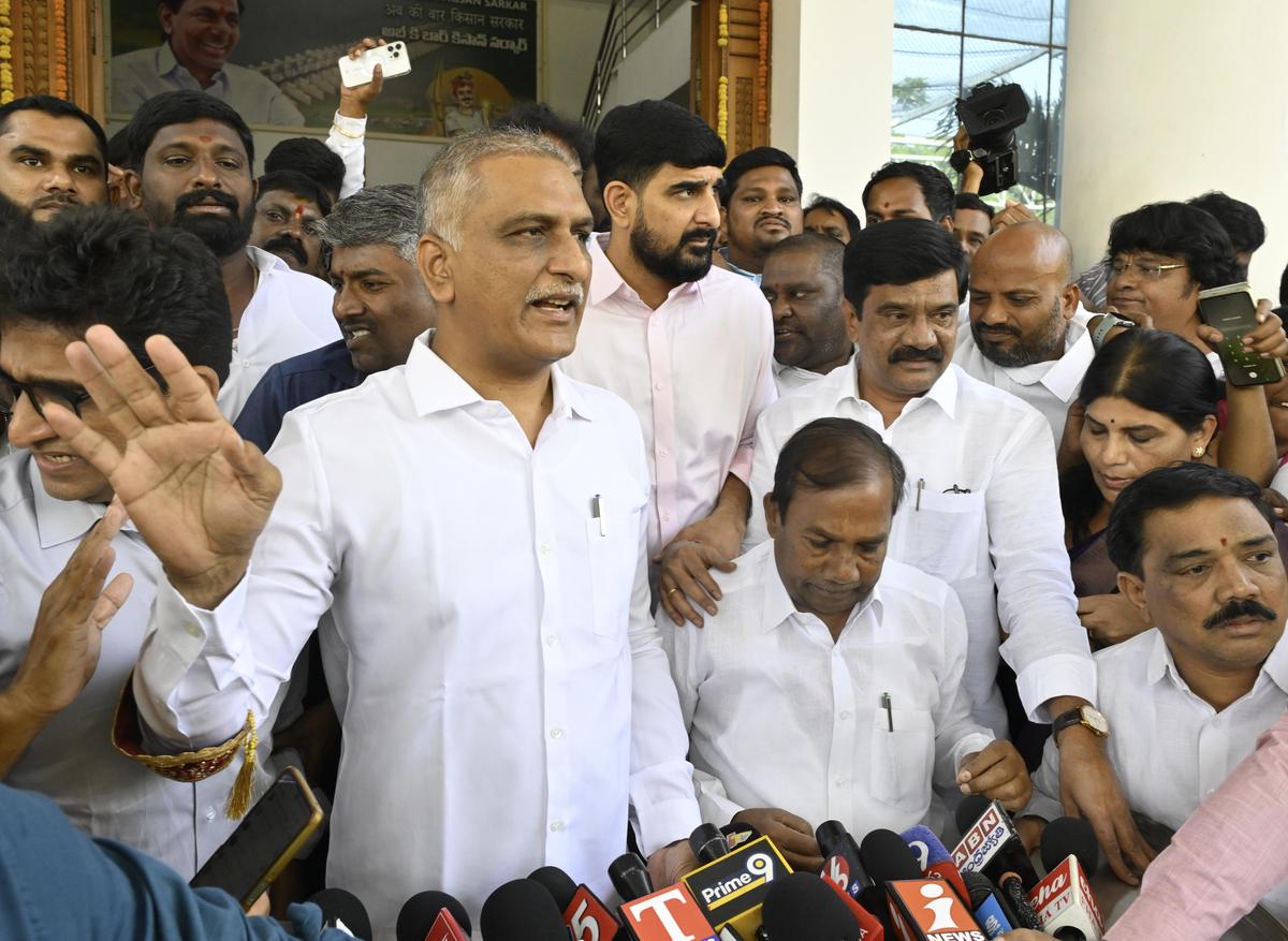 thehindu.com - The Hindu Bureau - Harish Rao says SIT notice is another attempt at diversion politics