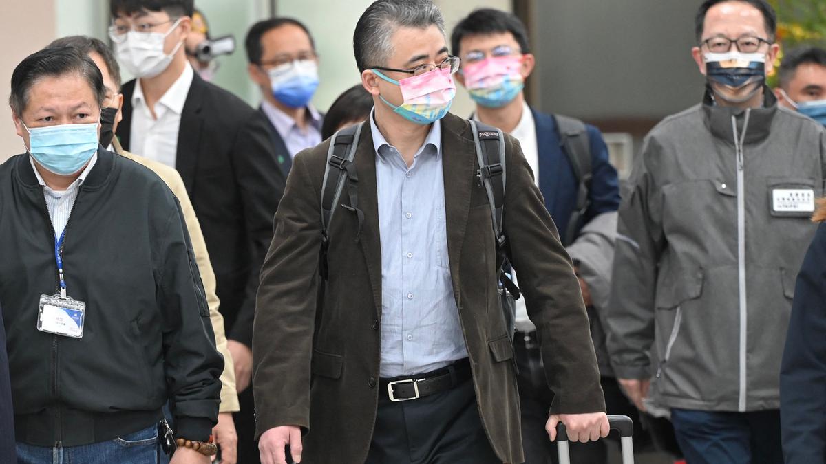 Chinese officials arrive in Taiwan on first post-pandemic visit