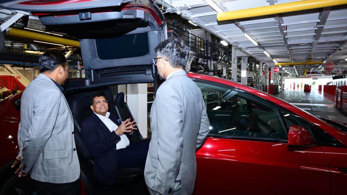 Tesla to double India imports, says Goyal on U.S. visit