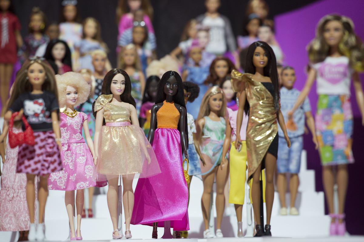 Photo dozens of Barbie dolls are displayed at the Mattel showroom at Toy Fair in New York. 