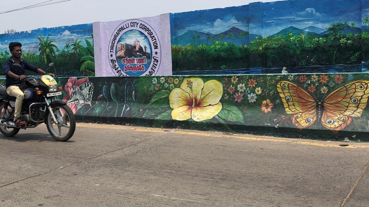 Tiruchi Corporation to extend wall painting drive to all road overbridges