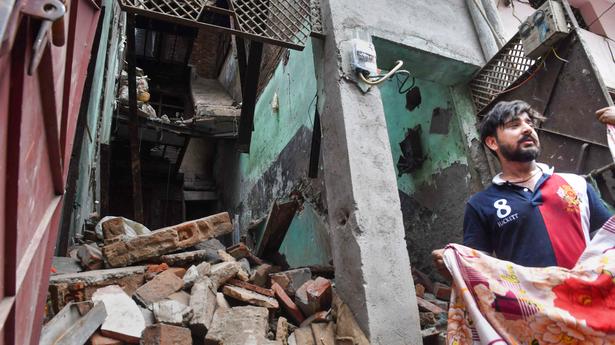 20-year-old man dead, family injured in building collapse in north-east Delhi