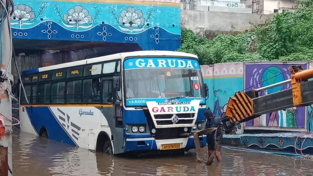 Cyclone Michaung throws bus services out of gear in rural areas of Tirupati district