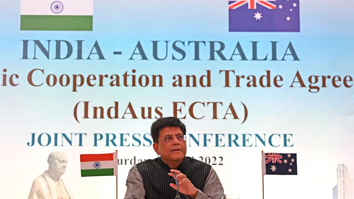 The India-Australia Trade Agreement - The Hindu