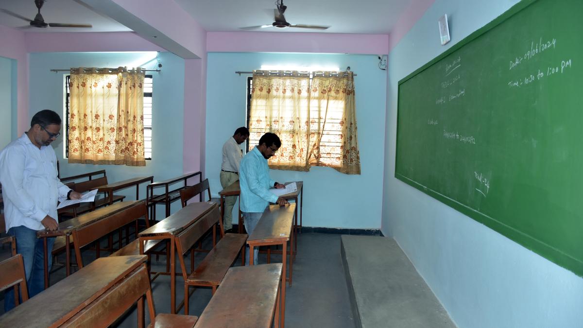 Telangana Group III exam conducted peacefully, overall attendance around 50%