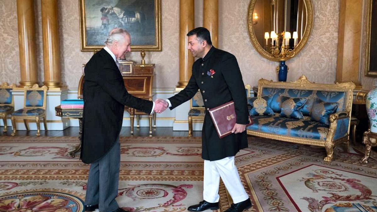 Indian High Commissioner to United Kingdom presents credentials to King Charles