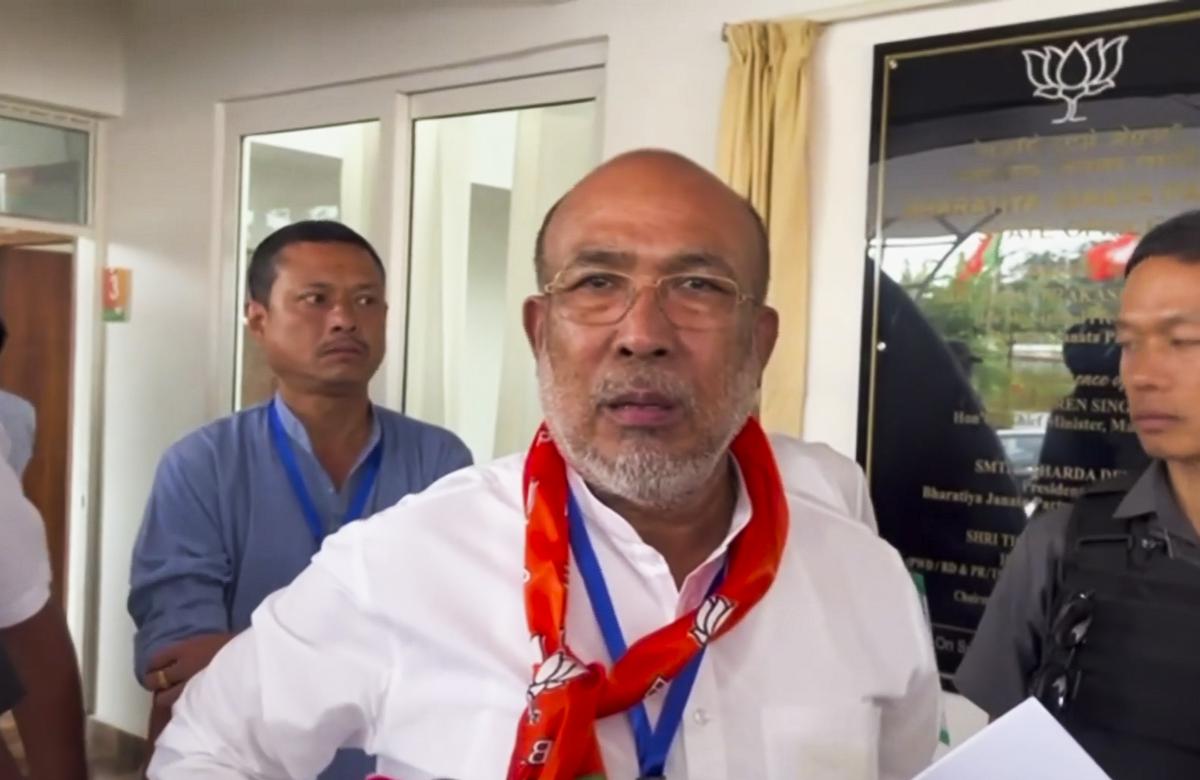 Probing source of 'doctored' audio claiming to be Biren Singh's voice:  Manipur govt. - The Hindu